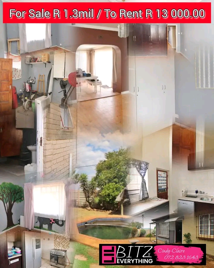 This beautiful 3 bedroom, 1 bathroom, kitchen  in Germiston
