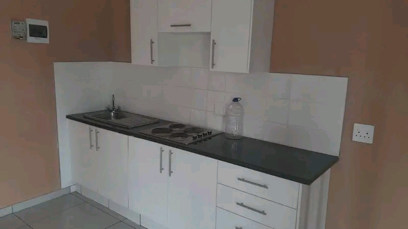 A garage size room available in ext 6
outsid  in Ebony Park