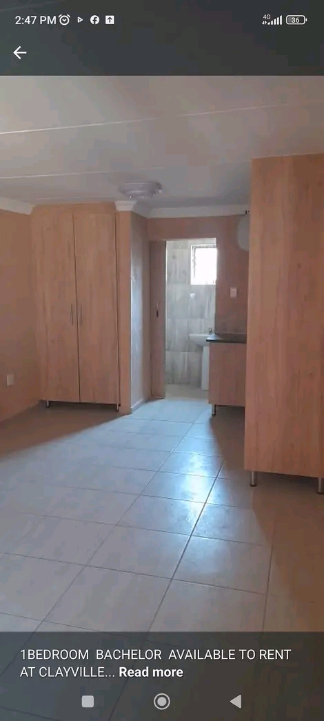 📍rental next ga gift 
open plan bachelor   in Clayville
