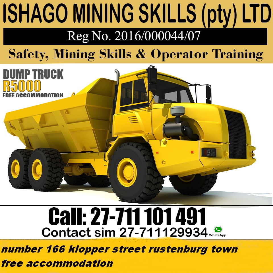  ishago mining skills & operator training pty  in Rustenburg