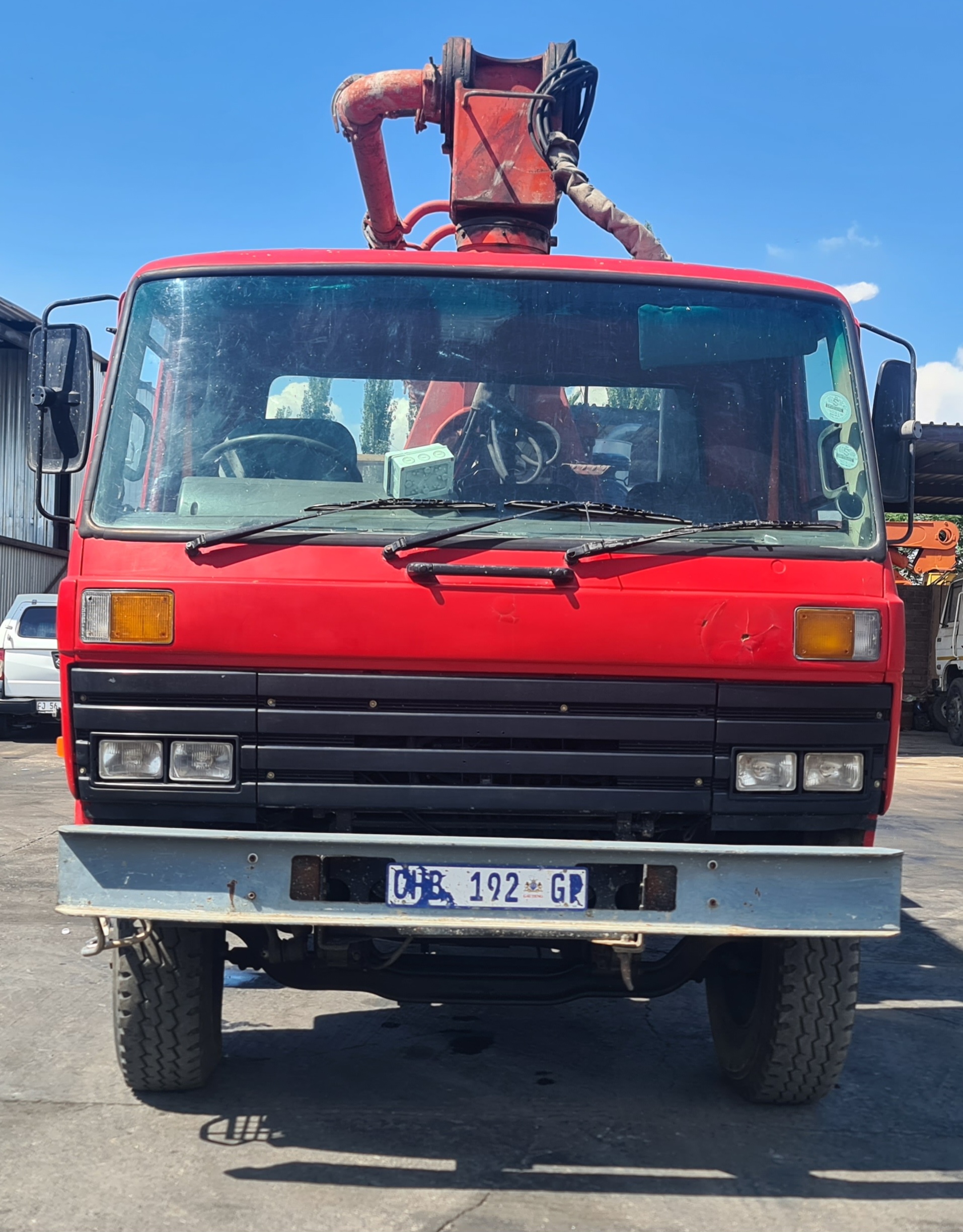  putzmeister 24m boom pump mounted on a 1997   in Pretoria