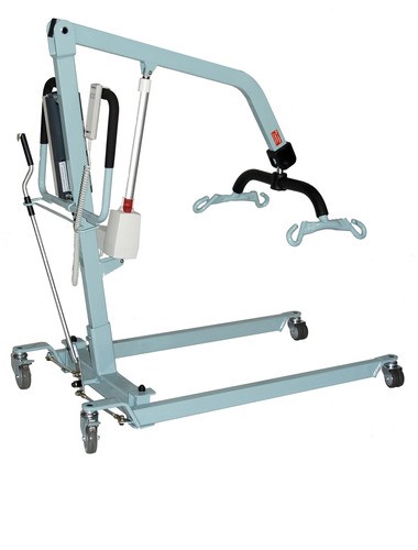 Mr wheelchair eco electric heavy duty patient hoist with comfy sling 1