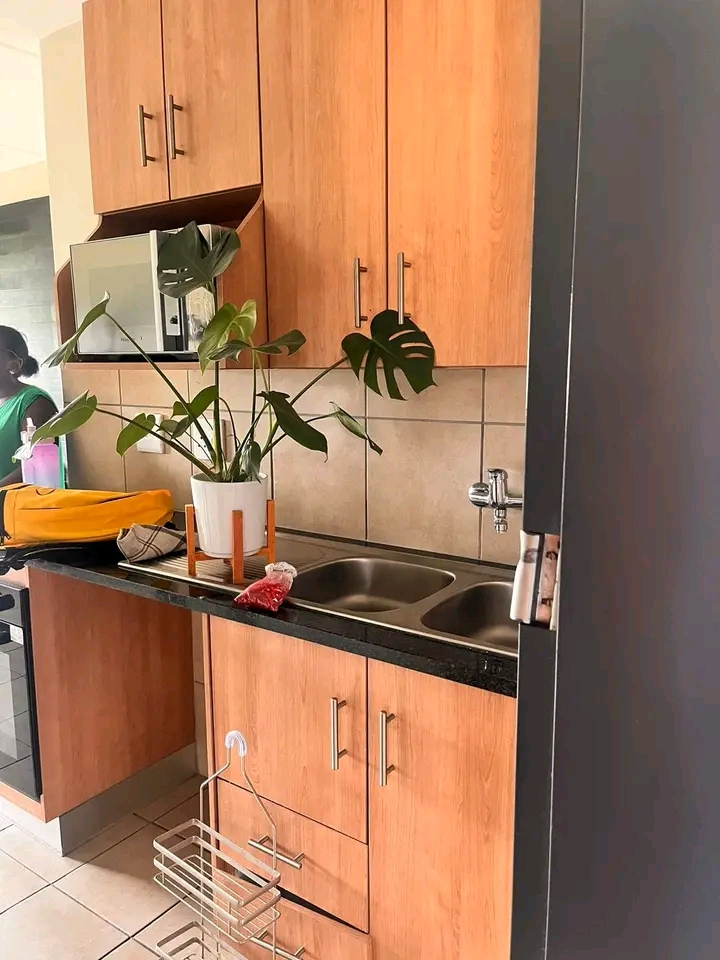 2nd floor unit
open plan lounge and fitted k  in Kibler Park