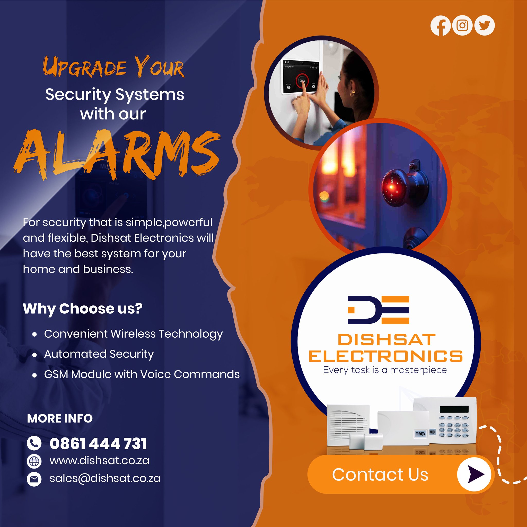 Dishsat electronics 🚨protect your home & business wi in Johannesburg
