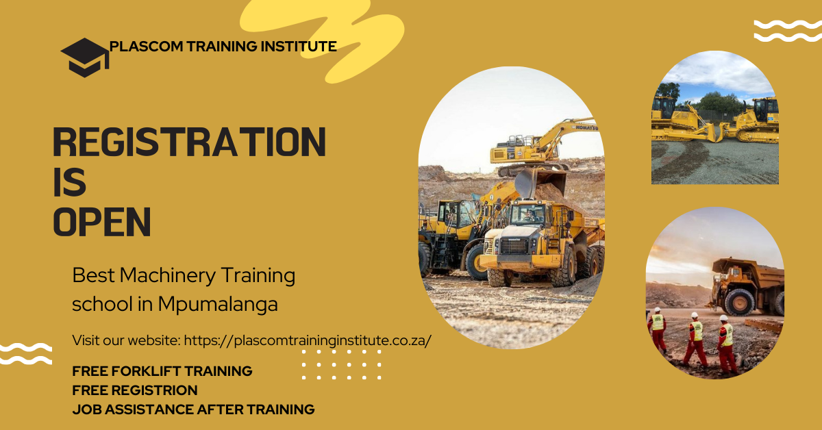  heavy machinery operator training in mpumala  in Nelspruit