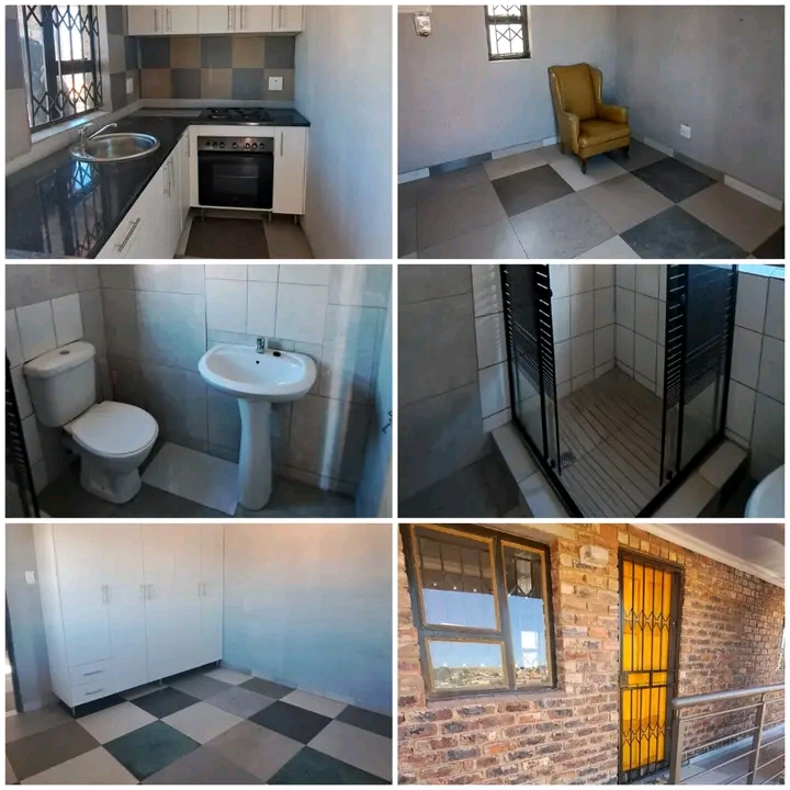 Bachelor available ext 2 
newly built 2 room  in Kaalfontein