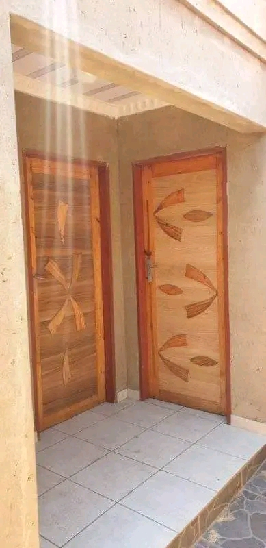 Room with outside toilet and shower and built  in Protea Glen