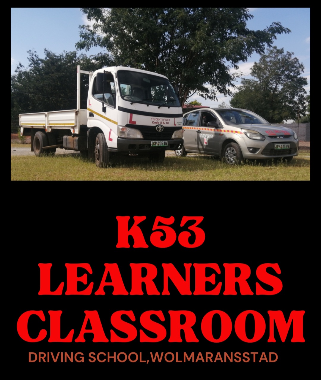 K53 learners licence practice tests register for our le  in Wolmaransstad