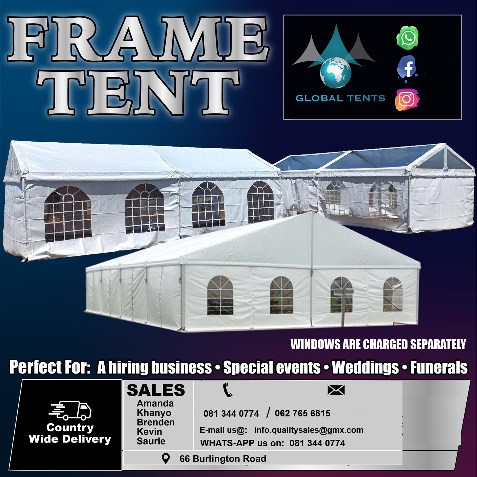  peg and pole tents combo 2 for sale

peg a  in Bloemfontein