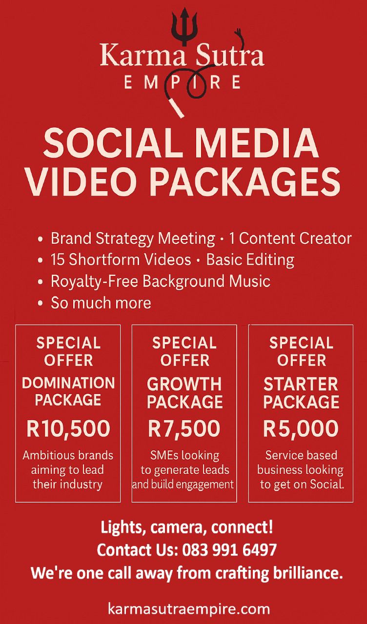  🎥✨ black november sale – limited offe  in Durban