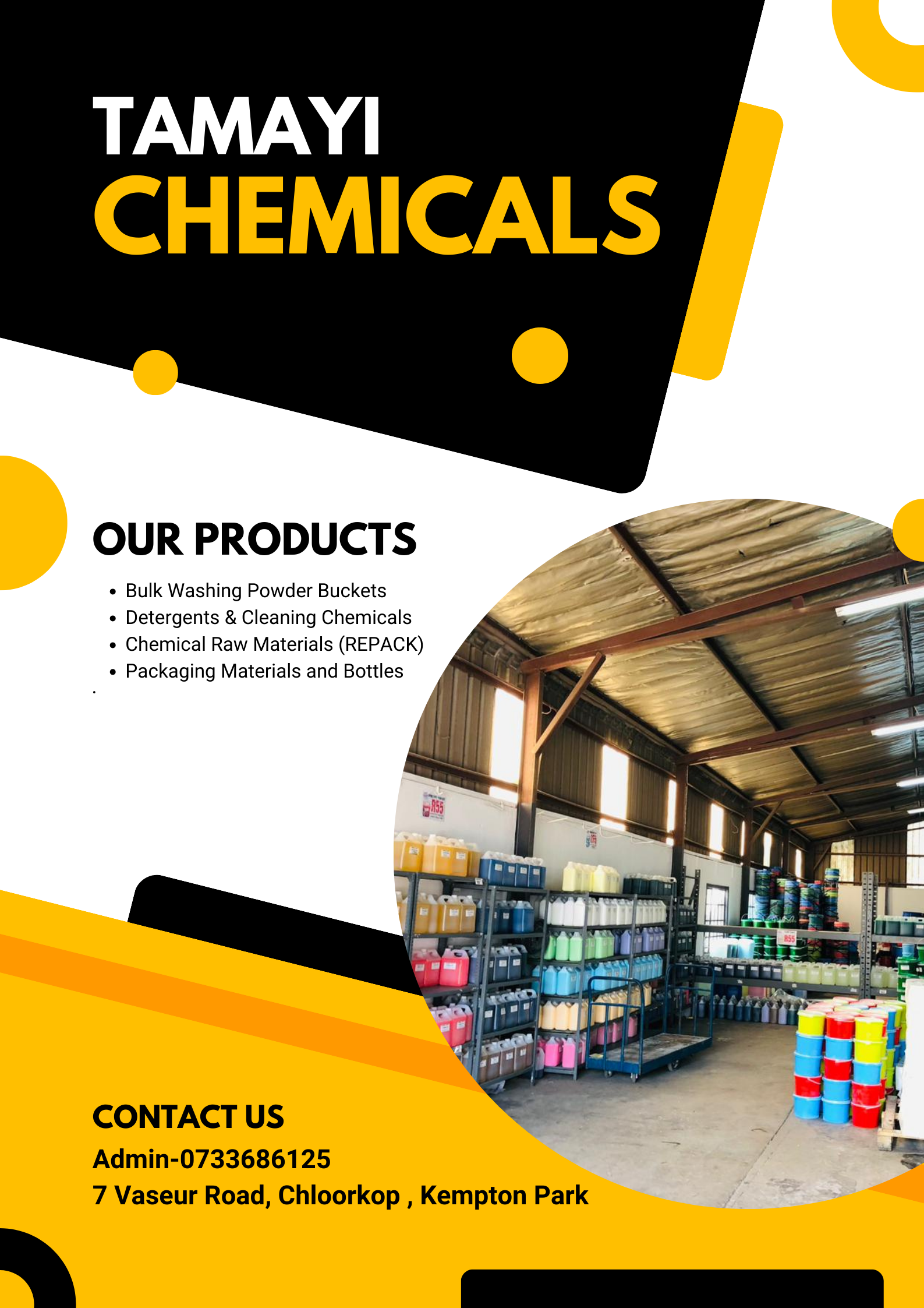 tamayi chemicals pty ltd original
manufactu  in Kempton Park
