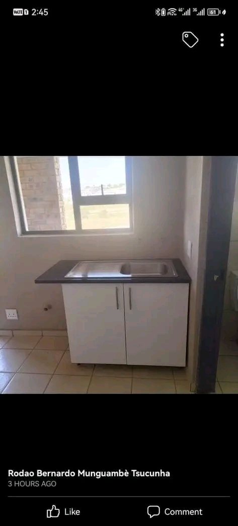 Hello cottage available in ext 6 
free water  in Cosmo City