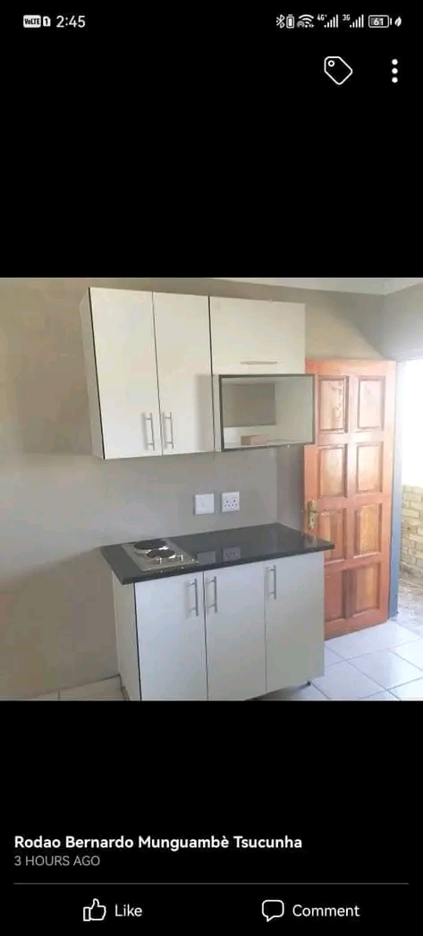 Hello cottage available in ext 6 
free water  in Cosmo City