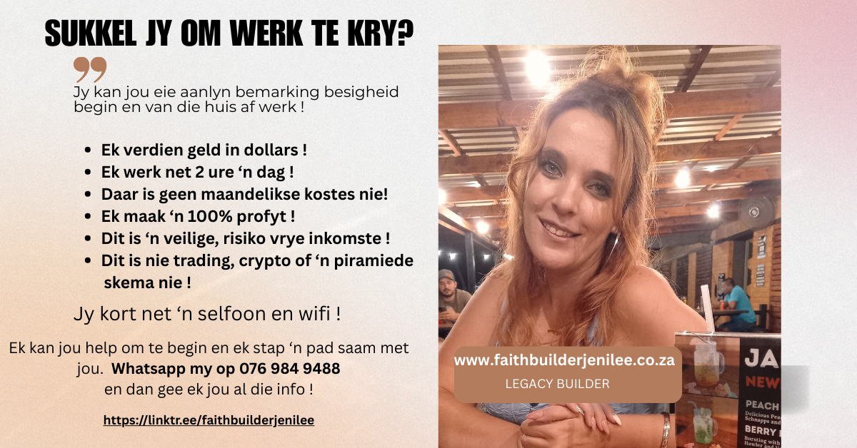  digital marketing job jenilee de filette  in Pretoria