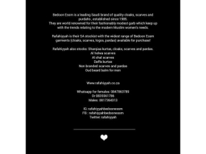 Kurtas, Cloaks, Scarves and Pardas 