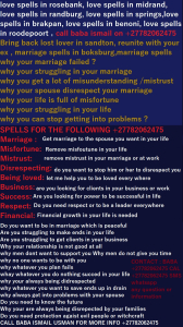 # NO 1  BRING BACK LOST LOVER SPELLS CASTER +27782062475 3